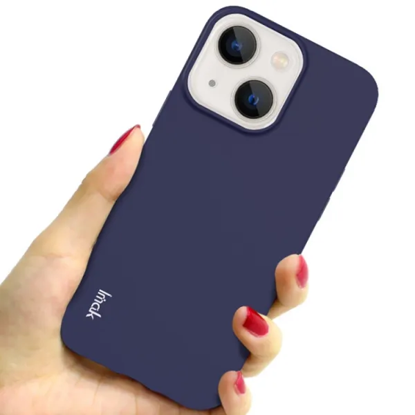 IMAK RUBBER Gumený kryt Apple iPhone 13 mini tmavomodrý