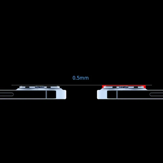 HOFI ALUCAM Ochrana fotoaparátu Apple iPhone 13 Pro / iPhone 13 Pro Max zlatá