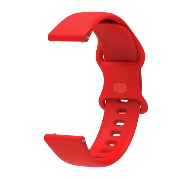 BUTTERFLY Silikónový remienok Xiaomi Amazfit GTS 2 / GTS 2e / GTS 2 Mini 20mm červený