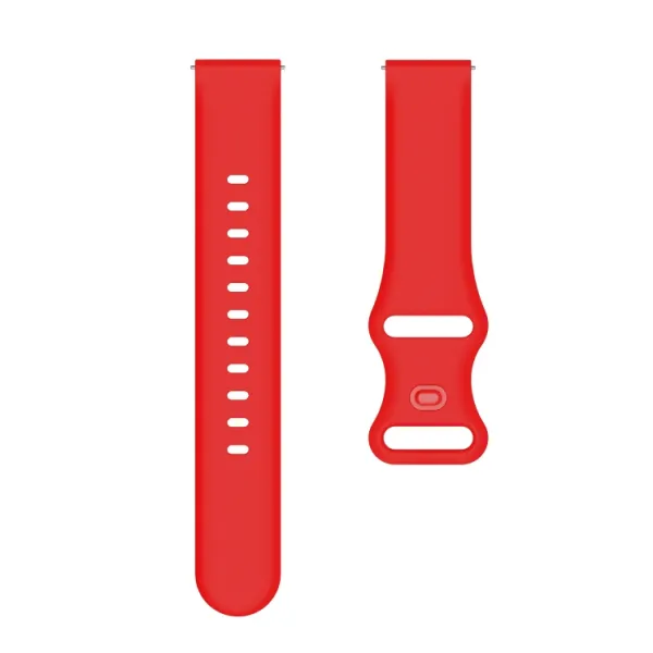 BUTTERFLY Silikónový remienok Xiaomi Amazfit GTS 2 / GTS 2e / GTS 2 Mini 20mm červený