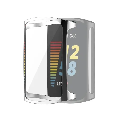 Ochranný obal Fitbit Charge 5 strieborný