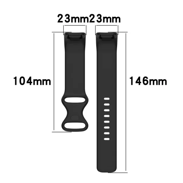 BUTTERFLY Silikónový remienok pre Fitbit Charge 5 biely