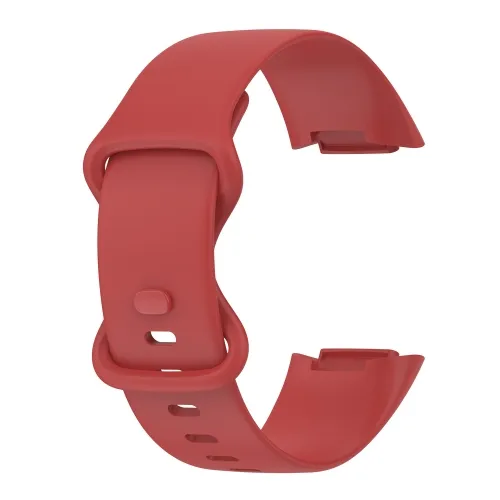 BUTTERFLY Silikónový remienok pre Fitbit Charge 5 červený