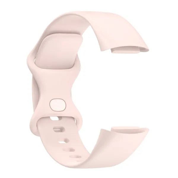 BUTTERFLY Silikónový remienok pre Fitbit Charge 5 ružový
