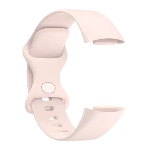BUTTERFLY Silikónový remienok pre Fitbit Charge 5 ružový