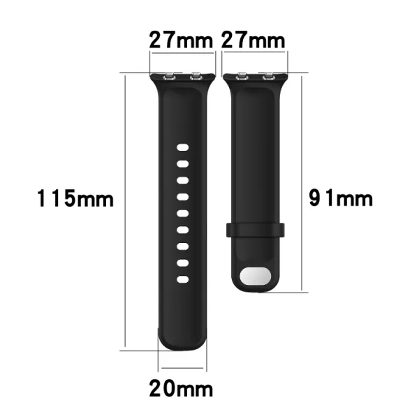 SOFT Remienok OPPO Watch 41mm modrý
