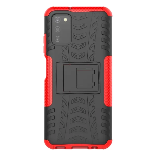STAND Extra odolný obal Samsung Galaxy A03s červený