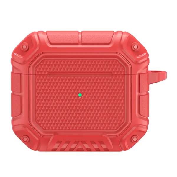 RUGGED Odolné puzdro pre Apple AirPods 3 červené