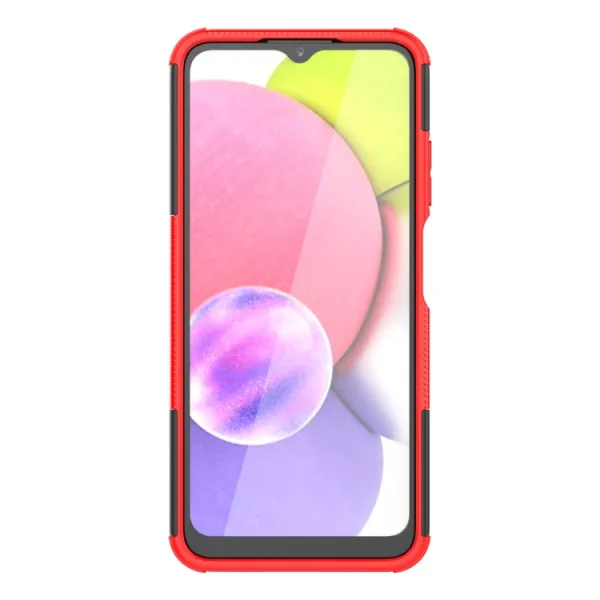 STAND Extra odolný obal Samsung Galaxy A03s červený