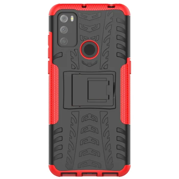STAND Extra odolný obal Alcatel 1S 2021 / 3L 2021 červený