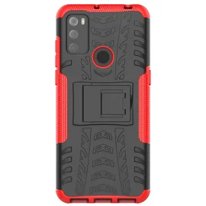 STAND Extra odolný obal Alcatel 1S 2021 / 3L 2021 červený