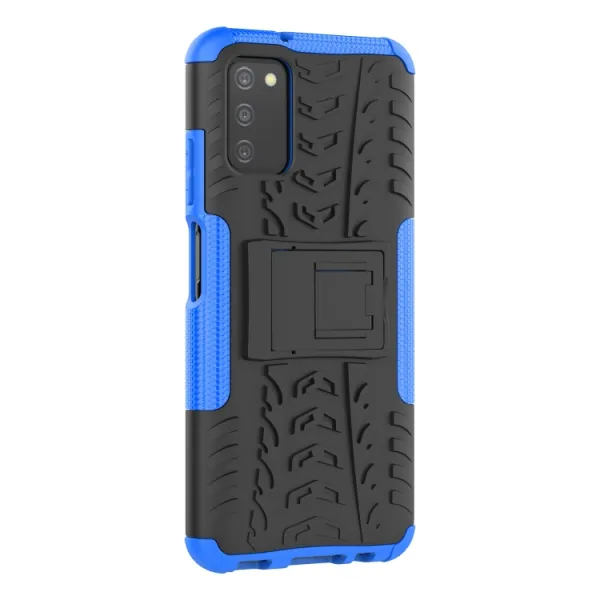 STAND Extra odolný obal Samsung Galaxy A03s modrý