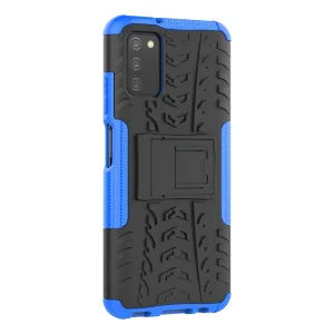 STAND Extra odolný obal Samsung Galaxy A03s modrý