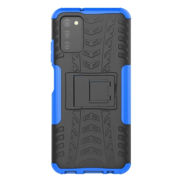 STAND Extra odolný obal Samsung Galaxy A03s modrý