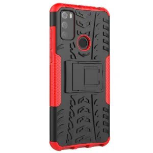 STAND Extra odolný obal Alcatel 1S 2021 / 3L 2021 červený