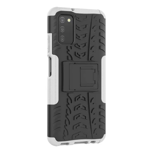STAND Extra odolný obal Samsung Galaxy A03s biely