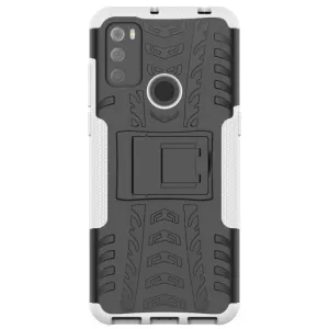 STAND Extra odolný obal Alcatel 1S 2021 / 3L 2021 biely