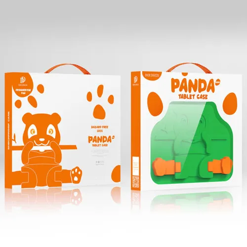 DUX PANDA Detský obal Samsung Galaxy Tab A7 10.4 (T500 / T505) zelený