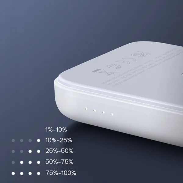 JOYROOM JR-W020 Externá + bezdrôtová nabíjačka 10 000 mAh čierna