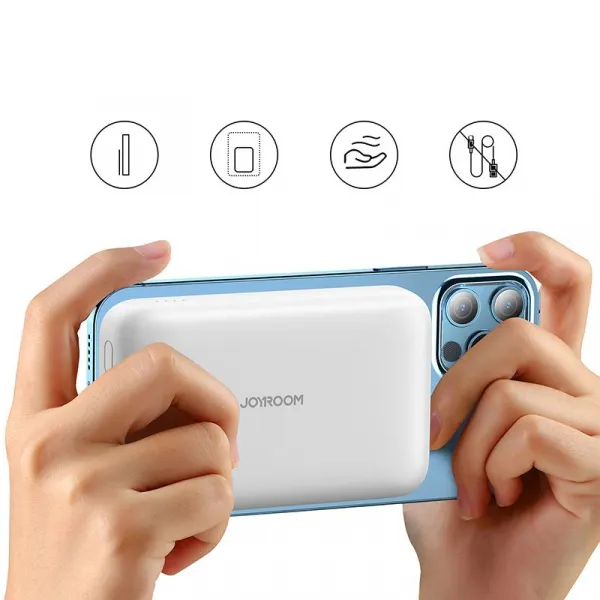 JOYROOM JR-W020 Externá + bezdrôtová nabíjačka 10 000 mAh čierna