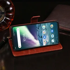IDEWEI Peňaženkový kryt Umidigi Bison GT biely