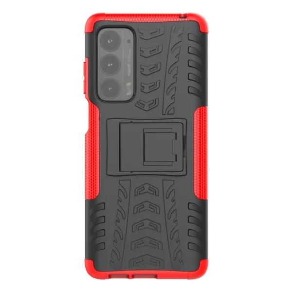 STAND Extra odolný obal Motorola Edge 2021 červený