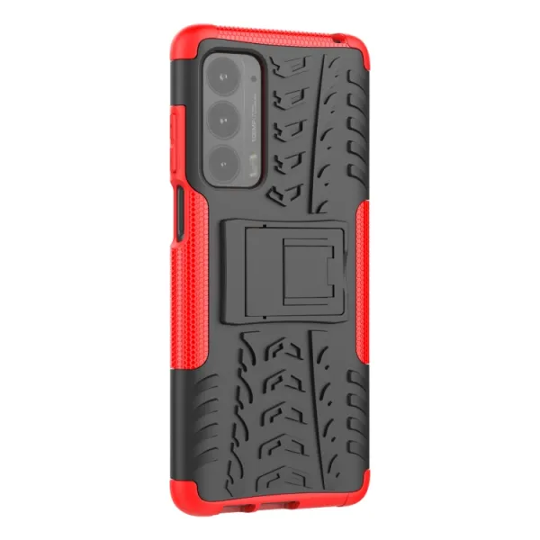 STAND Extra odolný obal Motorola Edge 2021 červený