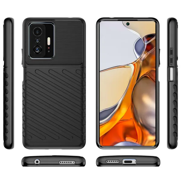 THUNDER Ochranný kryt Xiaomi 11T / 11T Pro čierny