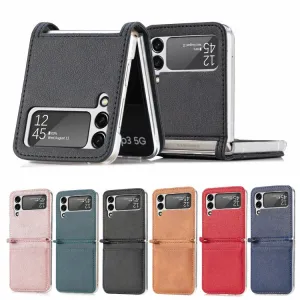 LITCHI Ochranný kryt Samsung Galaxy Z Flip 3 5G modrý