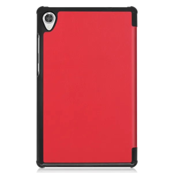 LEATHER Zaklápací obal Lenovo Tab M8 (TB-8505F) / M8 3. generácia červený