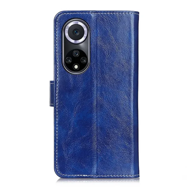 RETRO Peňaženkový obal Huawei Nova 9 modrý