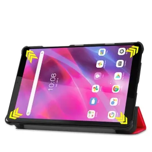 LEATHER Zaklápací obal Lenovo Tab M8 (TB-8505F) / M8 3. generácia červený