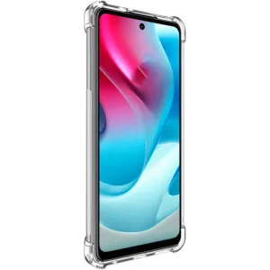 IMAK Ochranný silikónový kryt + fólia Motorola Moto G60s priehľadný