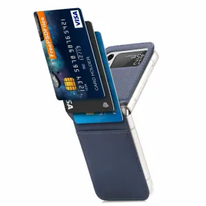 LITCHI Ochranný kryt Samsung Galaxy Z Flip 3 5G modrý