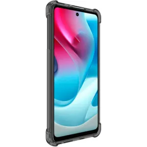 IMAK Ochranný silikónový kryt + fólia Motorola Moto G60s čierny