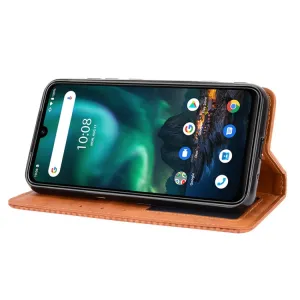 BUSINESS Peňaženkový kryt pre Umidigi Bison GT hnedý