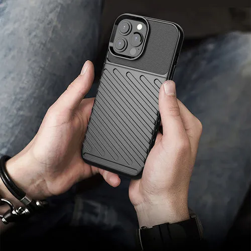 THUNDER Ochranný kryt Apple iPhone 13 Pro Max čierny