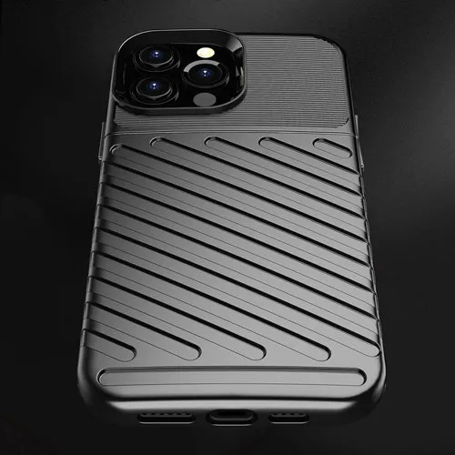 THUNDER Ochranný kryt Apple iPhone 13 Pro Max čierny