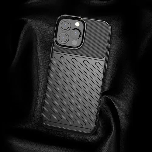 THUNDER Ochranný kryt Apple iPhone 13 Pro Max čierny