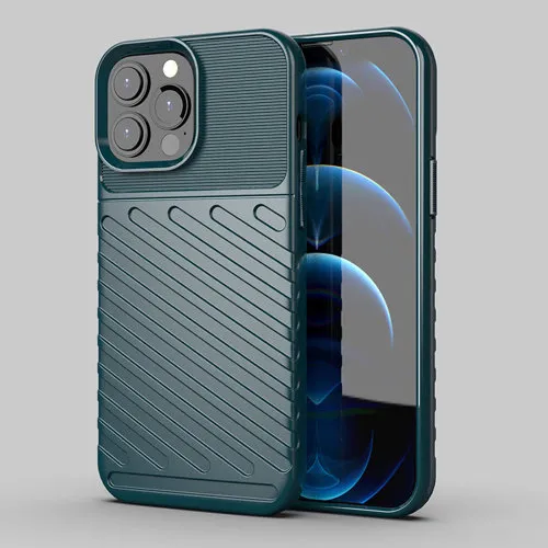 THUNDER Ochranný kryt Apple iPhone 13 Pro Max zelený