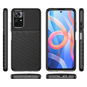 THUNDER Ochranný kryt Xiaomi Poco M4 Pro 5G / Redmi Note 11S 5G čierny