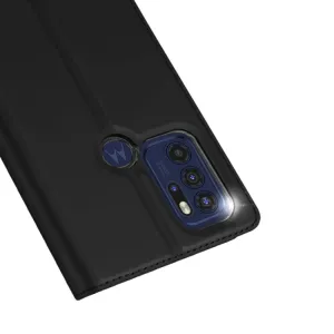 DUX Peňaženkový kryt Motorola Moto G60s čierny