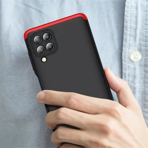 360° Ochranný kryt Samsung Galaxy M32 čierny-červený