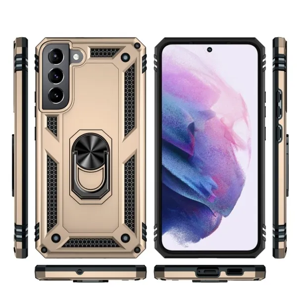 RING Ochranný obal pre Samsung Galaxy S22 Plus 5G zlatý