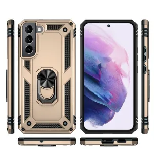 RING Ochranný obal pre Samsung Galaxy S22 Plus 5G zlatý