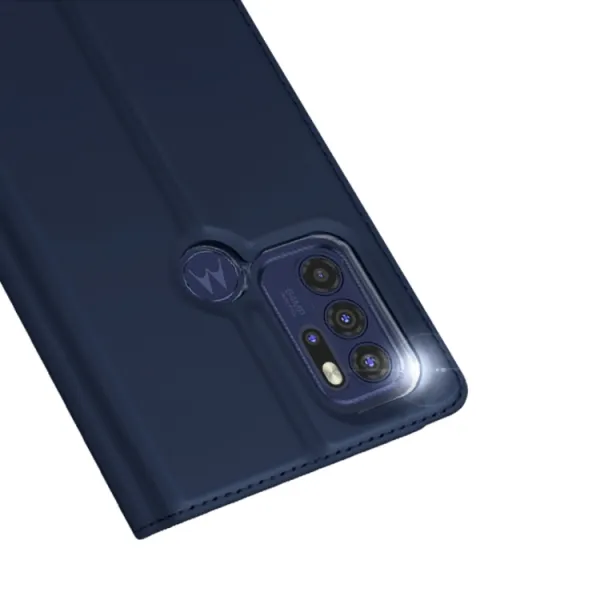 DUX Peňaženkový kryt Motorola Moto G60s modrý