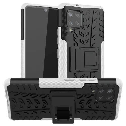 STAND Extra odolný obal Samsung Galaxy A42 5G biely