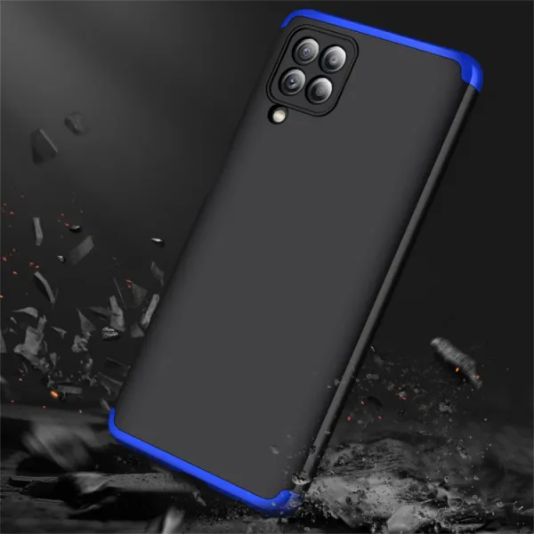 360° Ochranný kryt Samsung Galaxy M32 čierny-modrý
