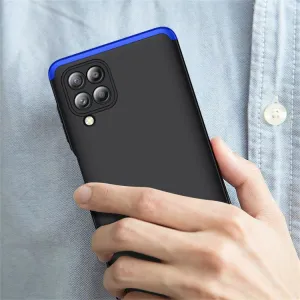 360° Ochranný kryt Samsung Galaxy M32 čierny-modrý