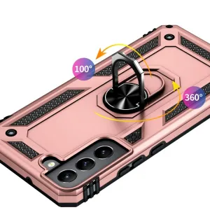 RING Ochranný obal pre Samsung Galaxy S22 Plus 5G ružový